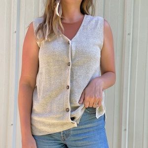 Vintage Linen/Cotton tank